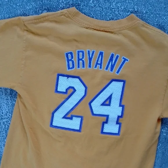 KOBE BRYANT LAKERS #24 T-SHIRT ADIDAS KIDS - Picture 9 of 9